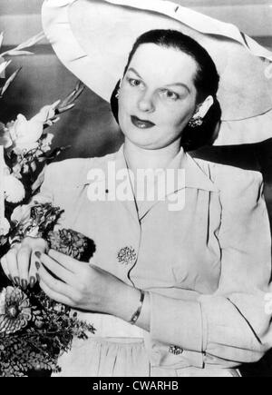 Virginia Hill, girlfriend of gangster Bugsy Siegel, ca.1947. Courtesy