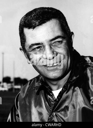 Vince Lombardi, coach of the Green Bay Packers, worries his team ...