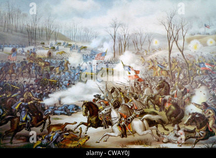 The civil war Battle of Pea Ridge Stock Photo: 20683400 - Alamy