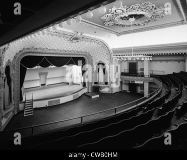 Movie Theaters, Brotherhood of Locomotive Engineers Building, interior auditorium, constructed in 1911, 1365 Ontario Street, Stock Photo