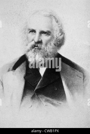 Henry Wadsworth Longfellow (1807-1882), photo by Charles Taber, 1882 Stock Photo