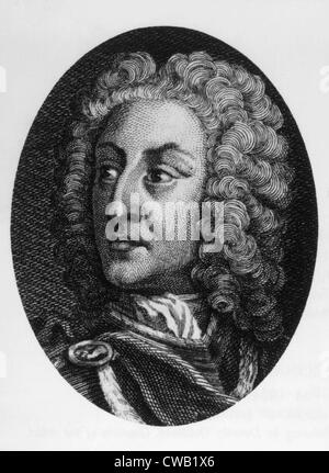 James Edward Oglethorpe (1696-1785), founder of the colony of Georgia Stock Photo