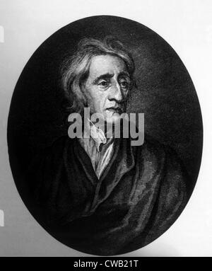 John Locke (1632-1704) Stock Photo