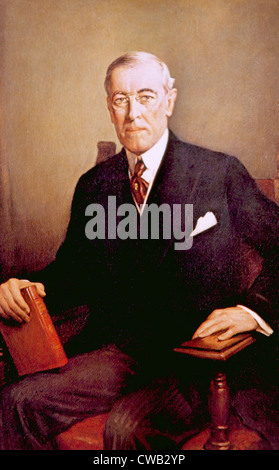 Woodrow Wilson (1856-1924), U.S. President (1913-1921) Stock Photo