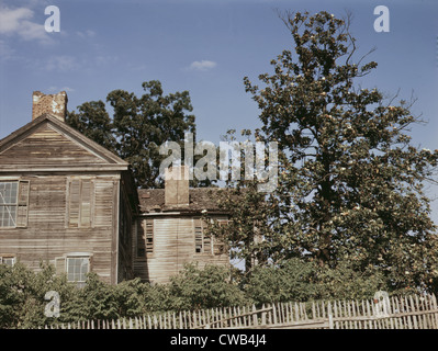 House near White Plains, Georgia, photograph by Jack Delano, 1941. Stock Photo