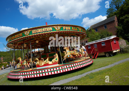 Blists Hill Victorian Town, one of the Ironbridge Gorge industrial museums near Telford, Shropshire, England. Stock Photo