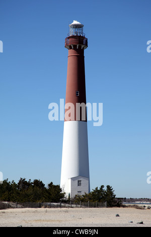 Barnegat lighthouse, Long Beach Island, NJ, USA Stock Photo
