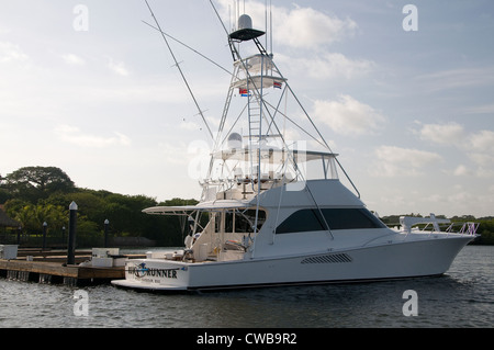 The Marina Puesta del Sol with 30 luxury suites & full-service marina is the top resort on the Pacific coast of Nicaragua. Stock Photo