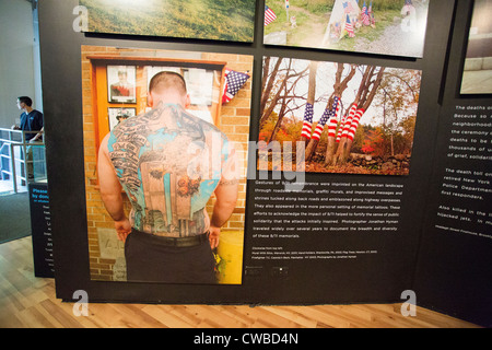 9/11 Memorial Museum – inside view Stock Photo