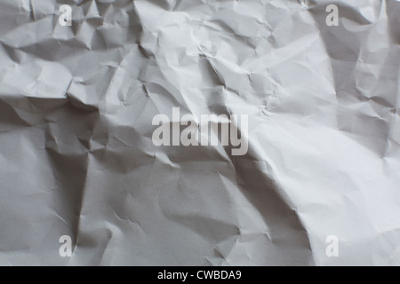 Texture of the white paper. Great shadow detail. Stock Photo