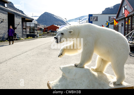 Souvenir shop Longyearbyen Spitsbergen Svalbard Norway Scandinavia Stock Photo