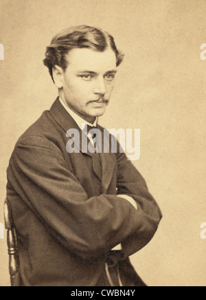 Robert Lincoln (1843-1926), oldest son of President Abraham and Mary Lincoln in 1865. Portrait by Mathew Brady. Stock Photo