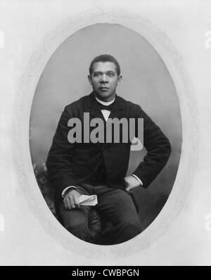 Booker T. Washington (1856-1915),  ca. 1885. Stock Photo