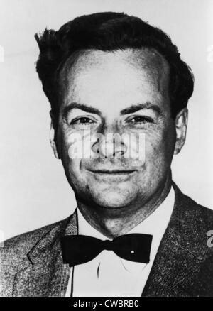 Richard Feynman (1918-1988), American theoretical physicist and winner of the 1965 Nobel Prize winners. 1963 portrait. Stock Photo