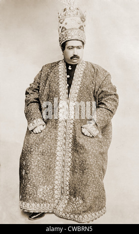 Mohammad Ali Shah Qajar (1872-1925), the Shah of Persia from January 8, 1907 to July 16, 1909. In 1907 he suppressed the Stock Photo