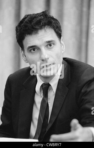 Ralph Nader (b. 1934), author of UNSAFE AT ANY SPEED (1965), gained fame as an uncompromising consumer activist. 1975. Stock Photo