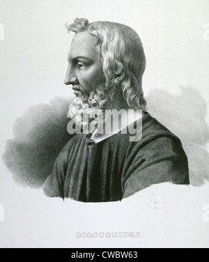Pedanie Pedanius Dioscorides (40-90 AD), Greek botanist and pharmacologist ...