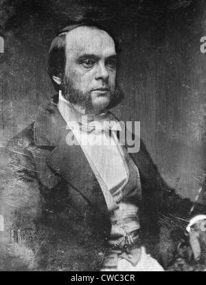 August Belmont 1813-1890 a German-Jewish immigrant to New York City in 1837 as an agent of the Rothschild bank in Frankfurt. He Stock Photo