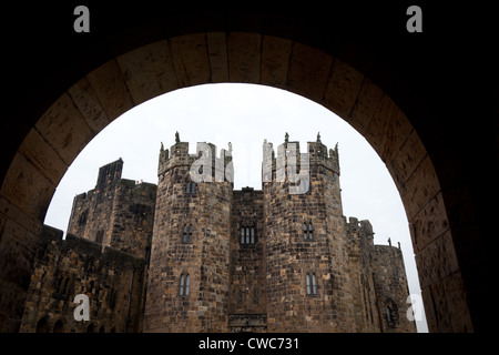 Alnwick Castle, Northumberland, England UK Stock Photo