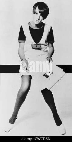 Mary Quant, British mod fashion designer. 1967. Stock Photo