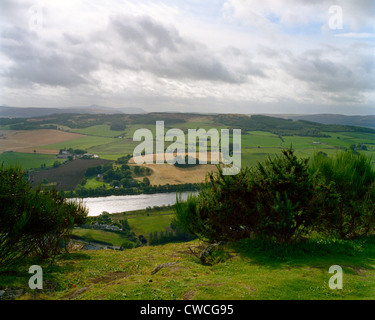 River Tay from Kinnoull Hill Perth Scotland Stock Photo