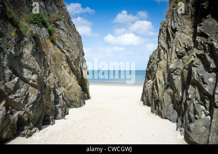 Binic, Brittany, France. Stock Photo