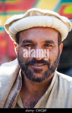 Muslim man in Islamabad, Pakistan Stock Photo