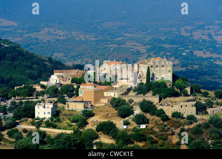 Pigna in the Balagne,  Corsica, France Stock Photo