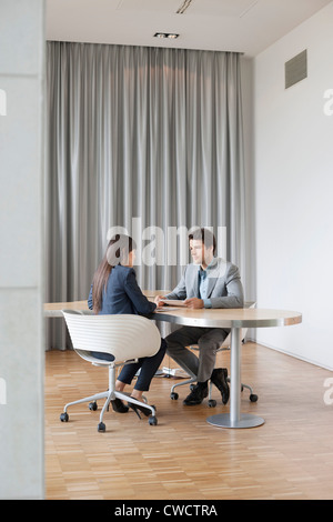 Business executives having a meeting in an office Stock Photo