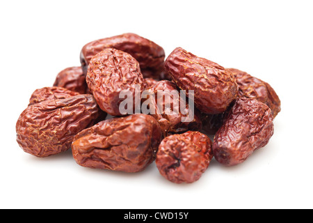 Chinese red dried dates Stock Photo