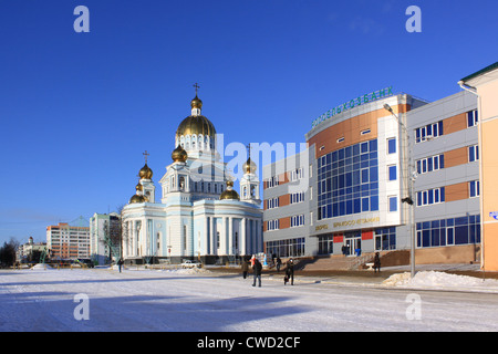 Russia. Mordovia. Saransk. Feodor Ushakov cathedral. Stock Photo
