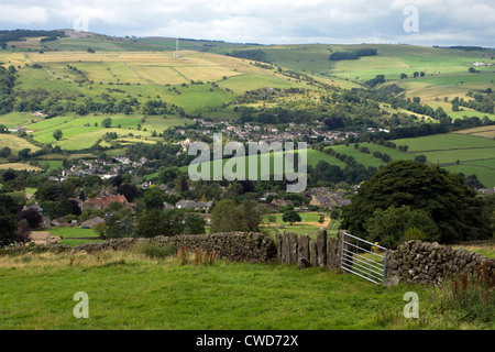 From Curbar Edge, Peak District, Derbyshire Stock Photo