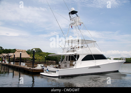 The Marina Puesta del Sol with 30 luxury suites & full-service marina is the top resort on the Pacific coast of Nicaragua. Stock Photo