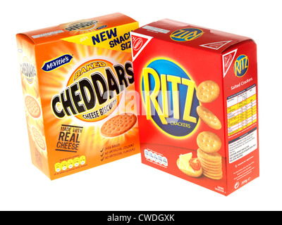 Savoury Cheese Biscuits Stock Photo