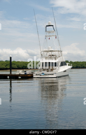 The Marina Puesta del Sol with 30 luxury suites & full-service marina is the top resort on the Pacific coast of Nicaragua. Stock Photo