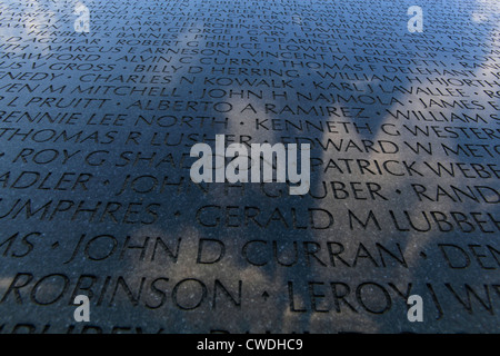 Vietnwam Wall War memorial washington D.C. Stock Photo