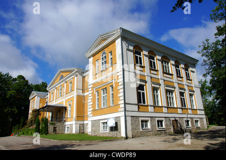 Old manor in the central Estonia. Kuremaa. Stock Photo