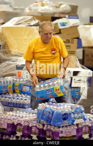 Hilfsgueterzuordnung after Hurricane Katrina Stock Photo