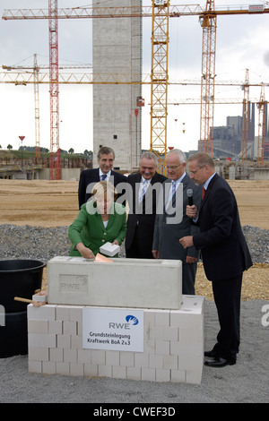 RWE Power Plant BoA Neurath, Groundbreaking Stock Photo