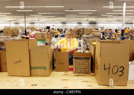 Hilfsgueterzuordnung after Hurricane Katrina Stock Photo