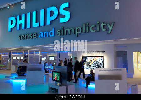 Berlin - Philips booth at the IFA exhibition Stock Photo