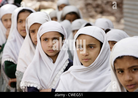 School in Pakistan earthquake zone Stock Photo