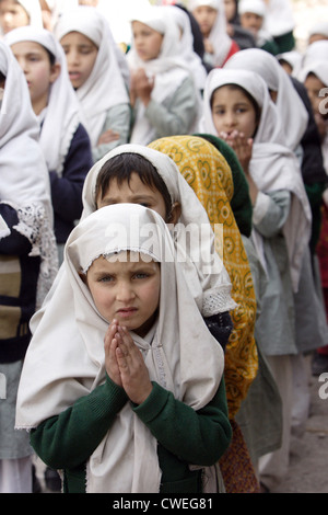 School in Pakistan earthquake zone Stock Photo