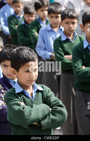 School in Pakistan earthquake zone Stock Photo