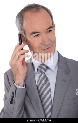 Businessman on the phone Stock Photo