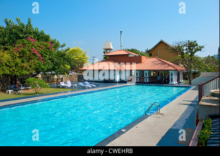 Pool Area at Browns Beach Hotel, Negombo, Sri Lanka Stock ...