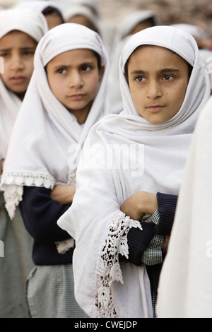 School in Pakistan earthquake zone Stock Photo