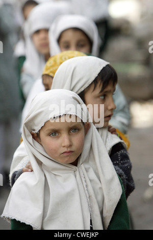 School in Pakistan earthquake zone Stock Photo