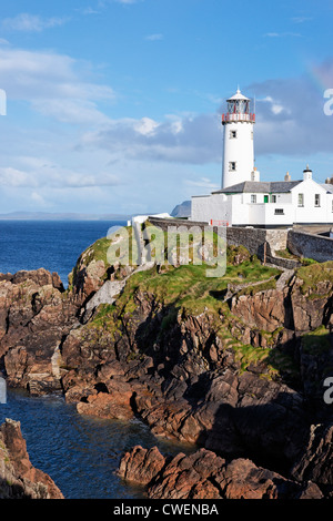 Fanad Lighthouse, Fanad Head, Fanad Peninsula, County Donegal, Ulster, Eire. Stock Photo