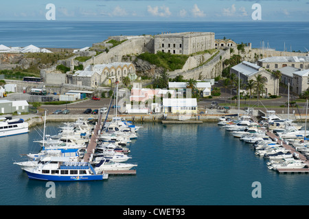 King's Wharf Bermuda view from the Sea, North Arm, Royal Naval Dockyard ...